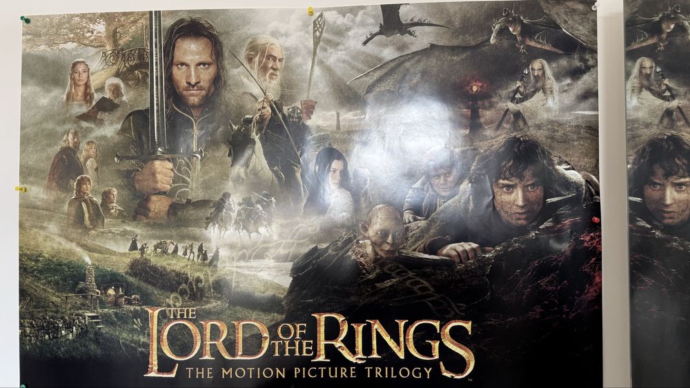 Lord of the Rings постер голям формат – LOTR колекционерски плакат