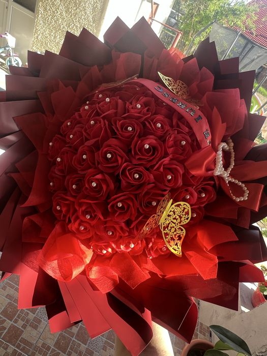 Buchet de trandafiri din sapun