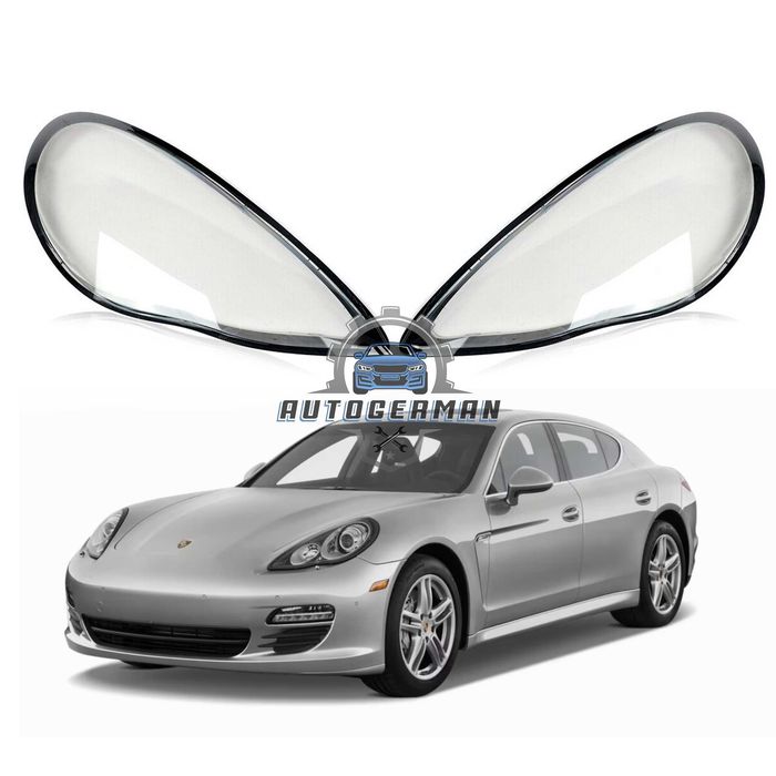 Капаци фарове Porsche Panamera (11-14) стъкло фар крушки Порше Панамера xenon