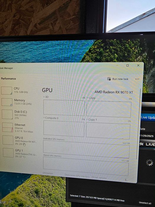 Sistem Ultra Gaming Ryzen 9800X3d, RX9070XT, 32gb 6400, X870, etc!
