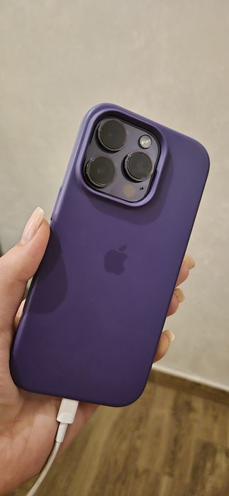 iPhone 14 Pro 128GB Deep Purple + ceas Xiaomi + accesorii