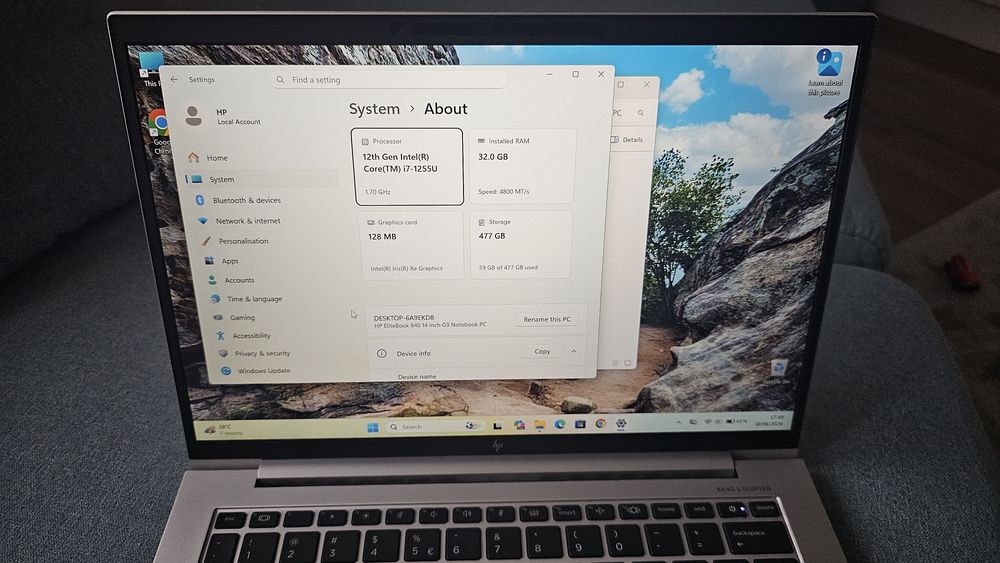 Laptop HP EliteBook 840 G9 i7 32gb