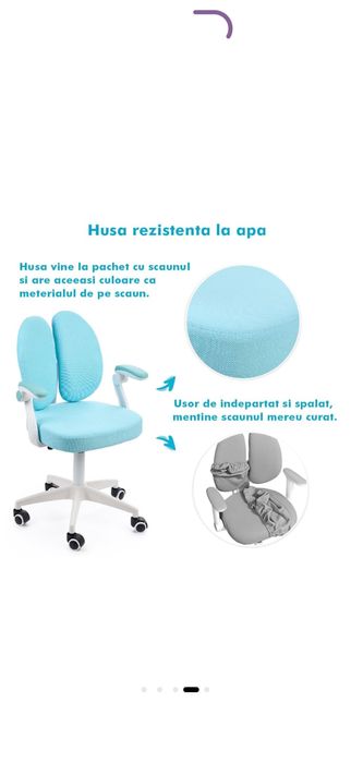 Scaun birou ONUVIO ca nou utilizat doar de cateva ori