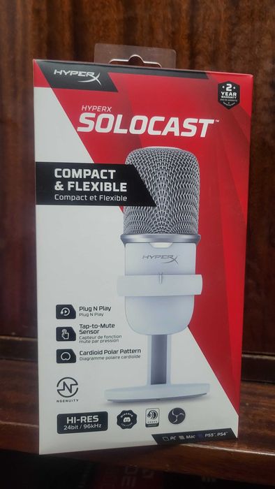 HyperX SoloCast USB микрофон - отличное состояние