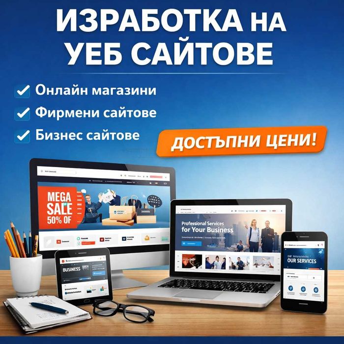 Изработка на уеб сайт и онлайн магазин
