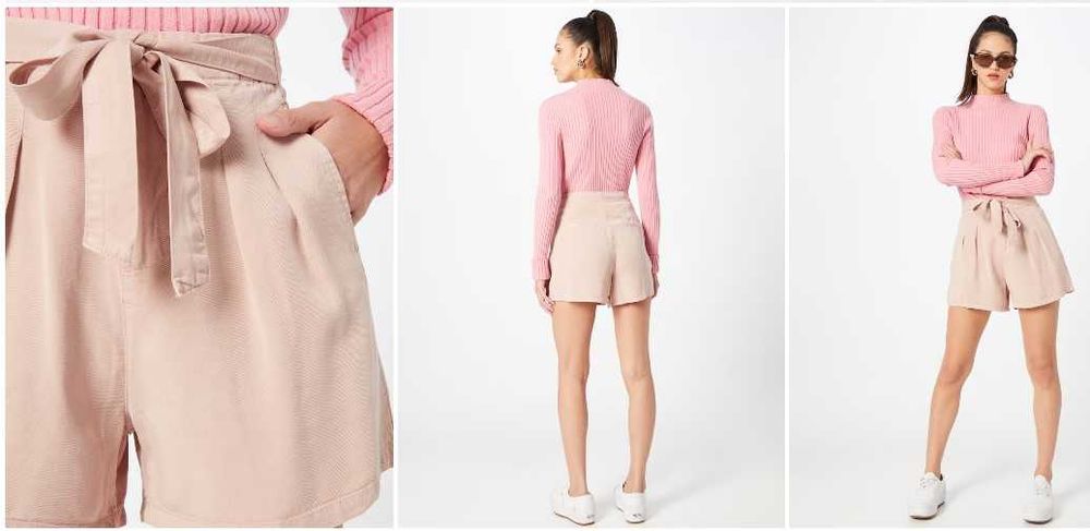 Pantaloni scurti, roz pastel