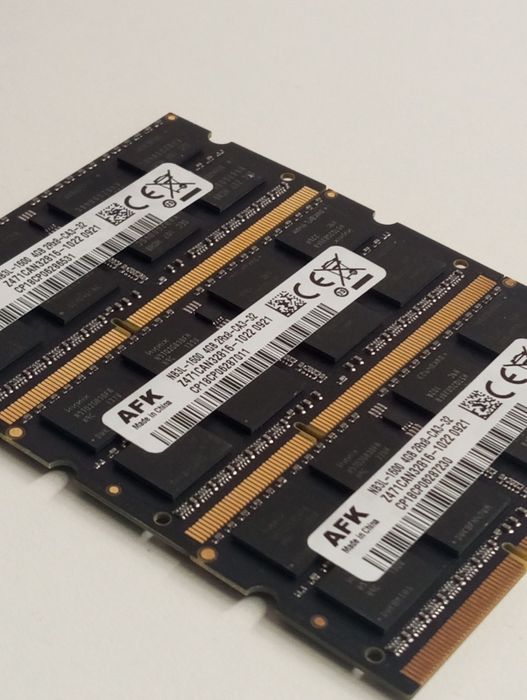 Оперативная память DDR3L 4GB 1600MHz SO-DIMM для ноутбука