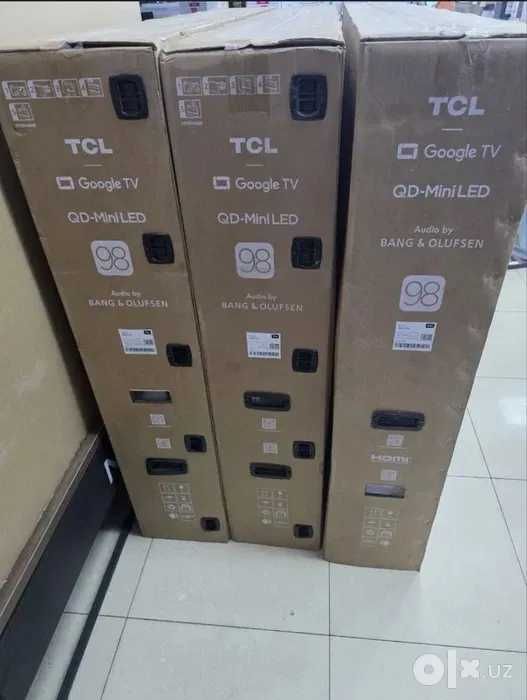 телевизор TCL 85 4K UHD  Smart TV, гарантия, доставка бесплатно