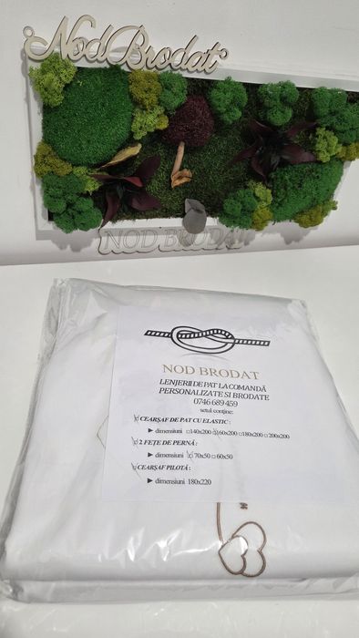 Lenjerii de pat personalizate si brodate