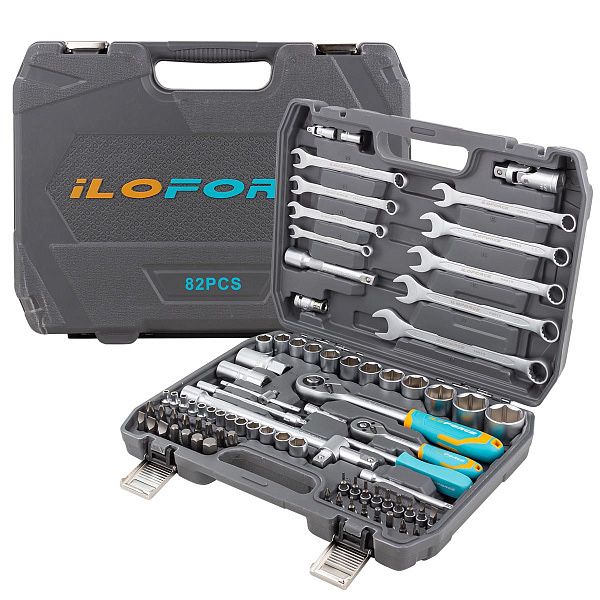 Набор инструментов ILOFORCE 82 предмета (Артикул 4821-5) | Новый