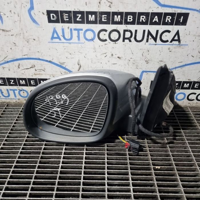 Oglinda stanga Volkswagen Tiguan 5N Facelift 2011 - 2015 4 Usi Argintiu (1399) Fără ...