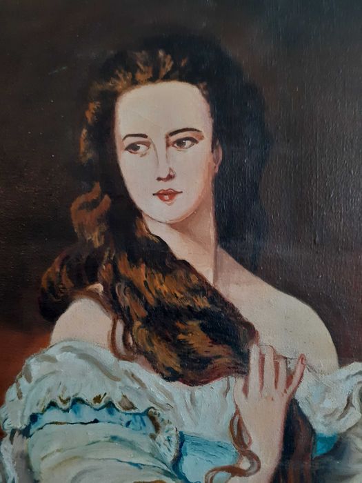 tablou pictura pe panza reproducere Winterhalter 39/49 cm