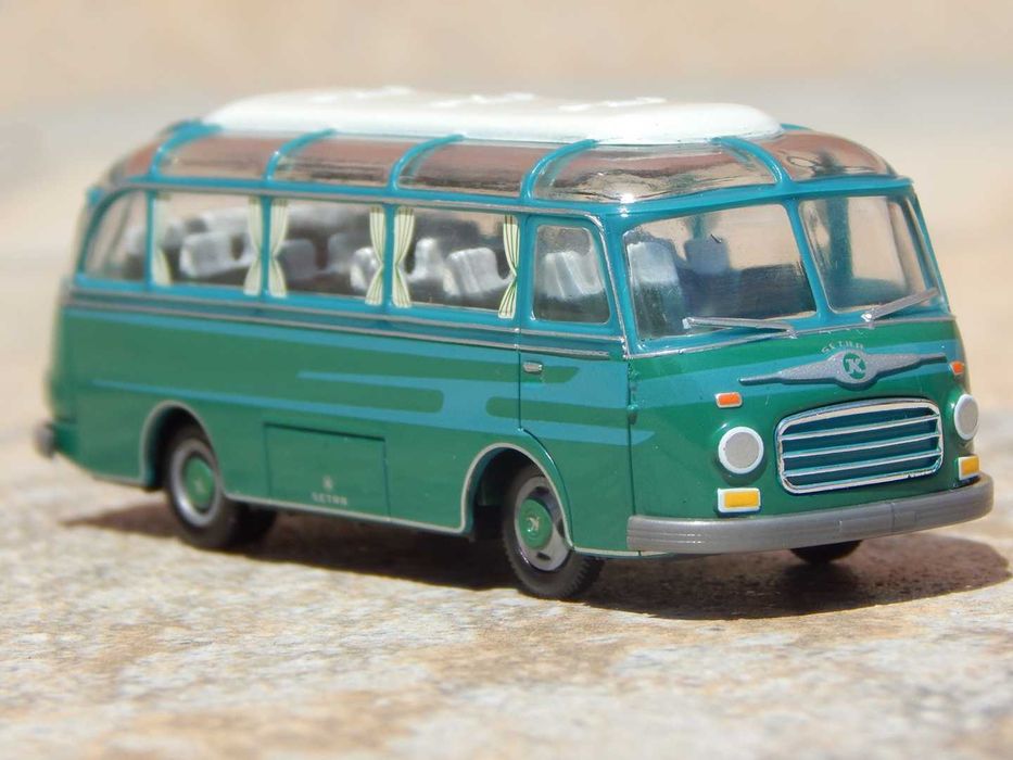 Macheta autobuz Setra S6 1955 sc 1:87 HO Brekina nou cu ambalaj