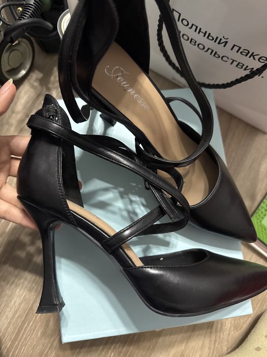 Туфли черные, 38 р.