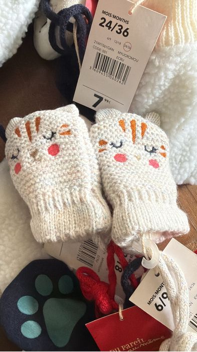 Варежки детские