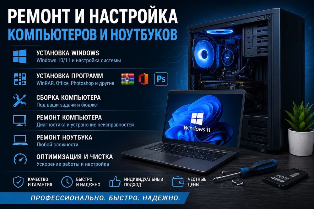 Ремонт и обслуживание компьютерной техники