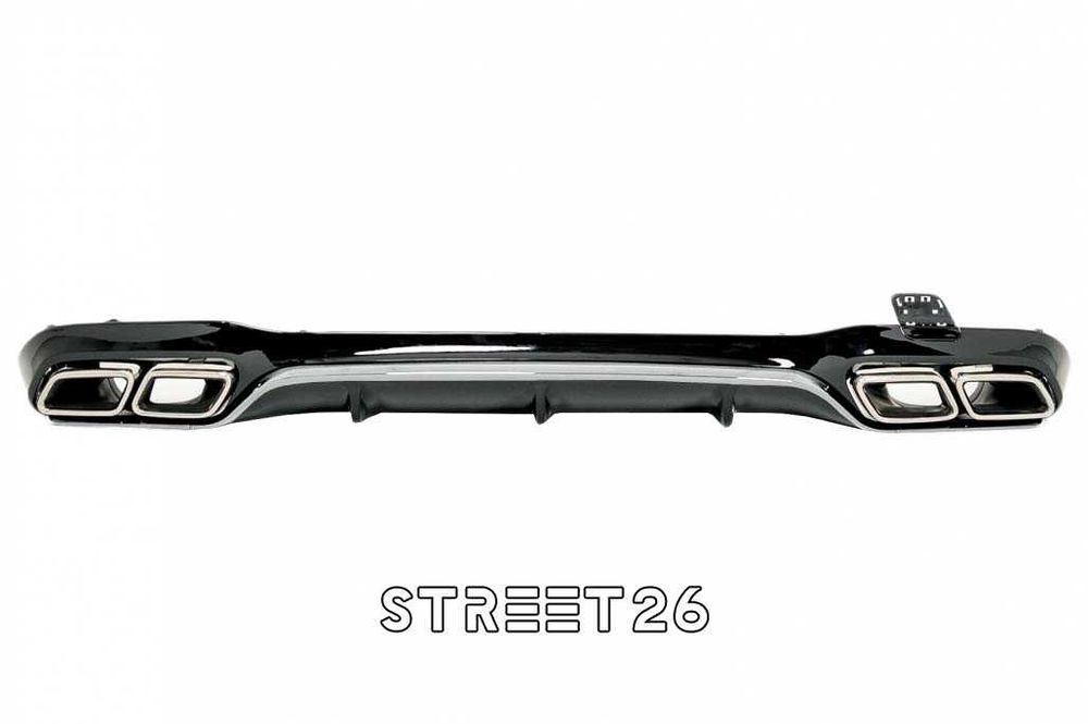 Difuzor Bara Spate Mercedes E-Class W213 Sedan (16-20) E63 Design Crom