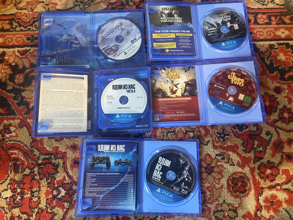 Продам или обменяю диски на ps4-5