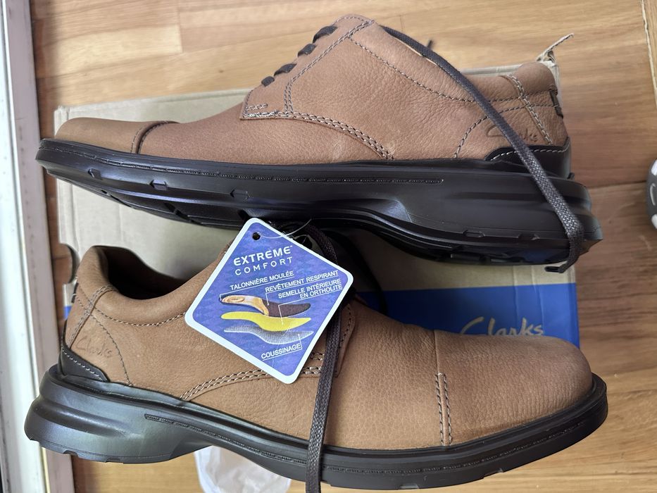 Туфли Clarks Gessler Cap оригинал, размер 9,5 US