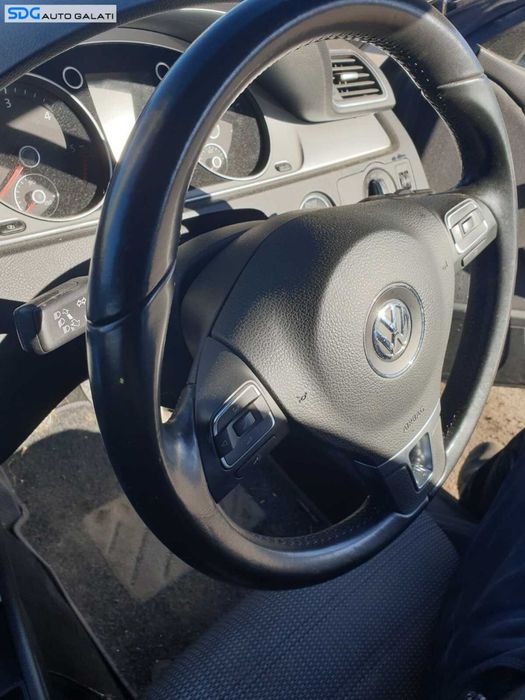 Volan Piele 3 Spite cu Comenzi Fara Airbag Volkswagen Passat CC 2008 - 2012 [C3771]