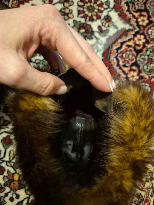 Vand botine MUSETTE nr. 36, piele maro