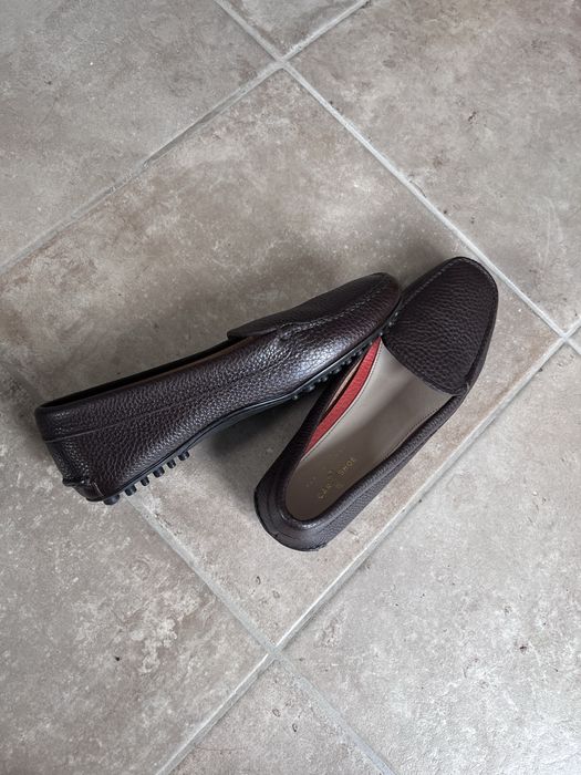 Mocasini din piele Car Shoes by Prada