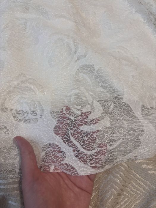 Белое платье Hand Made размер S