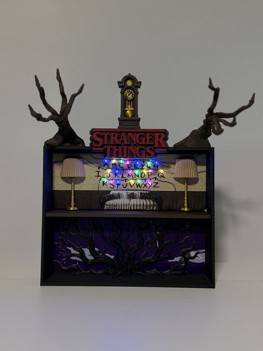 Suport etajera stand LED figurine Stranger Things kinder will