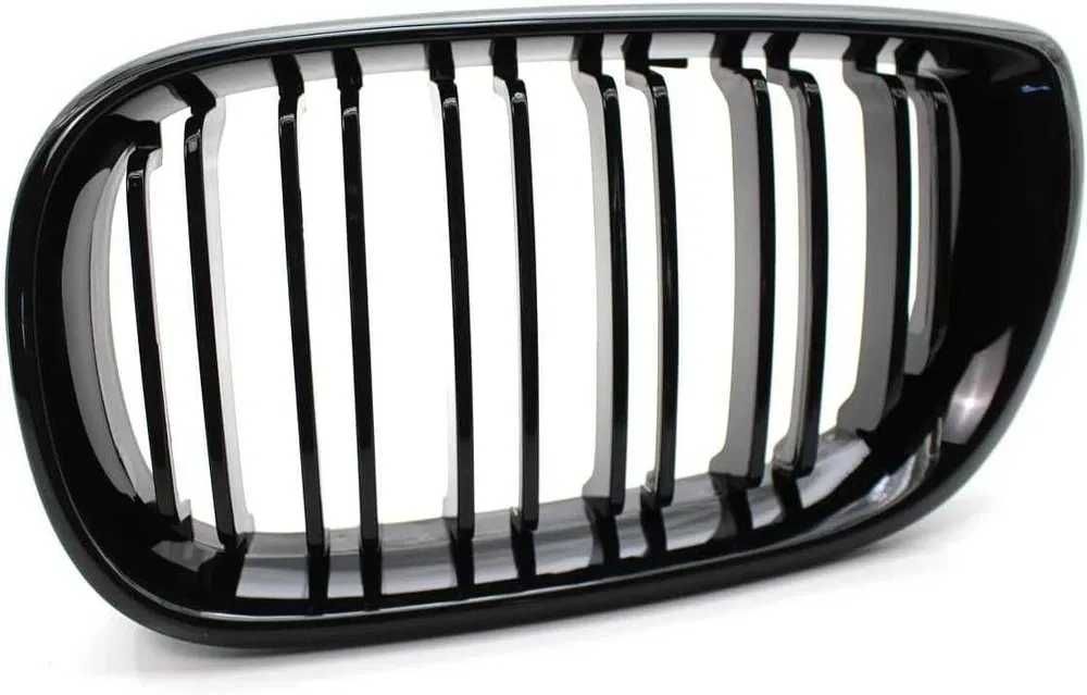 Решетки Бъбреци BMW БМВ 3 серия E46 Facelift Двойни Черен Гланц