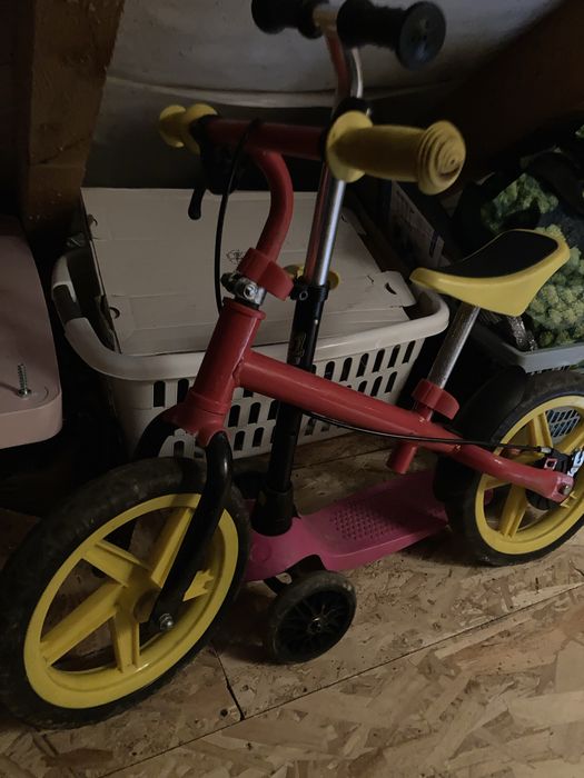 Trotineta+bicicleta fara pedale