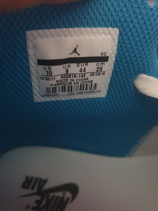 Jordan 1 off white unc review 44