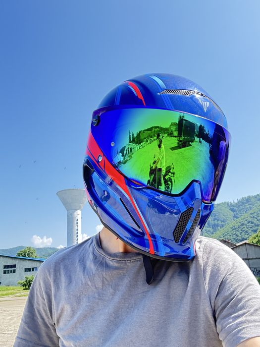 casca moto ruroc atlas 4.0 superman