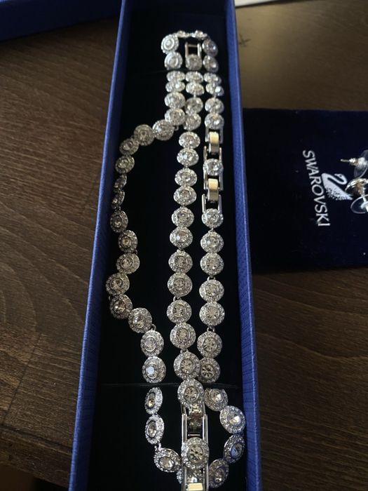 Set Swarovski Angelic White Silver