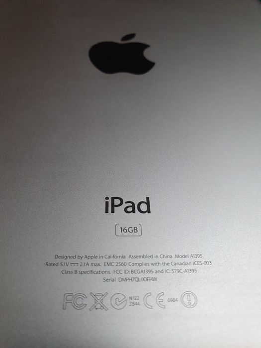 IPAD 2  16gb Wifi