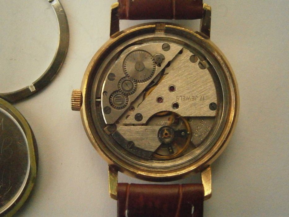 POLJOT, 17 jewels, cal. 2609, Au 10, made in USSR