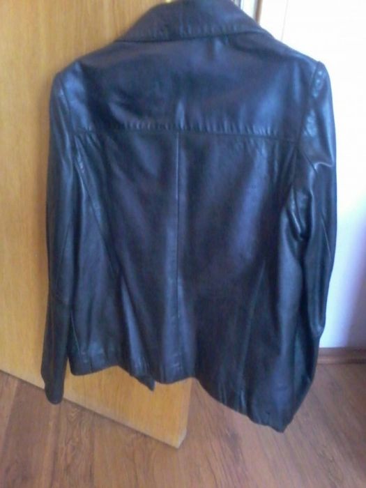 Geaca piele naturala Mango