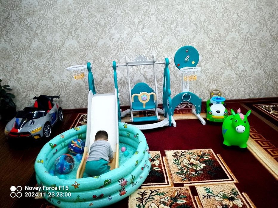 Горка детская с качелями. Бесплатно даставка