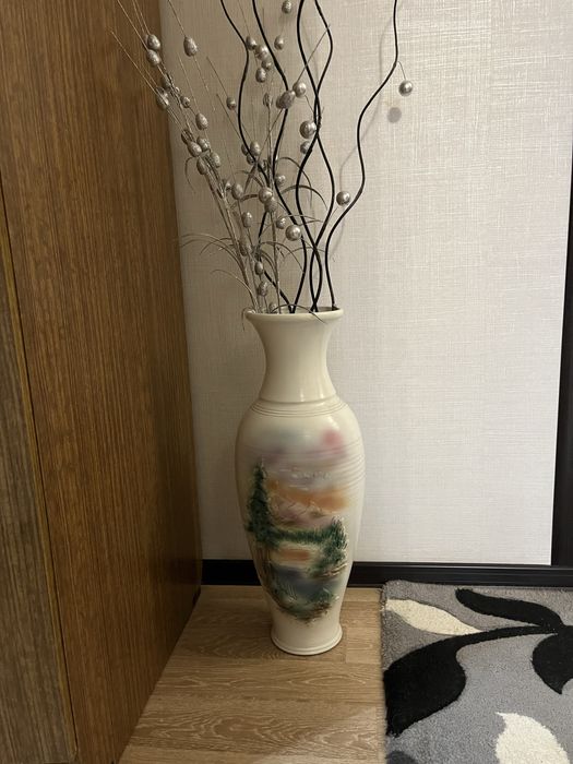 Ваза напольная керамическая