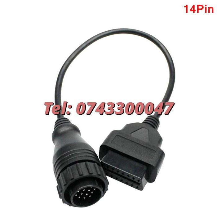 Cablu Adaptor 14 Pini La Obd Ii Pentru Mercedes Sprinter Si Vw Lt