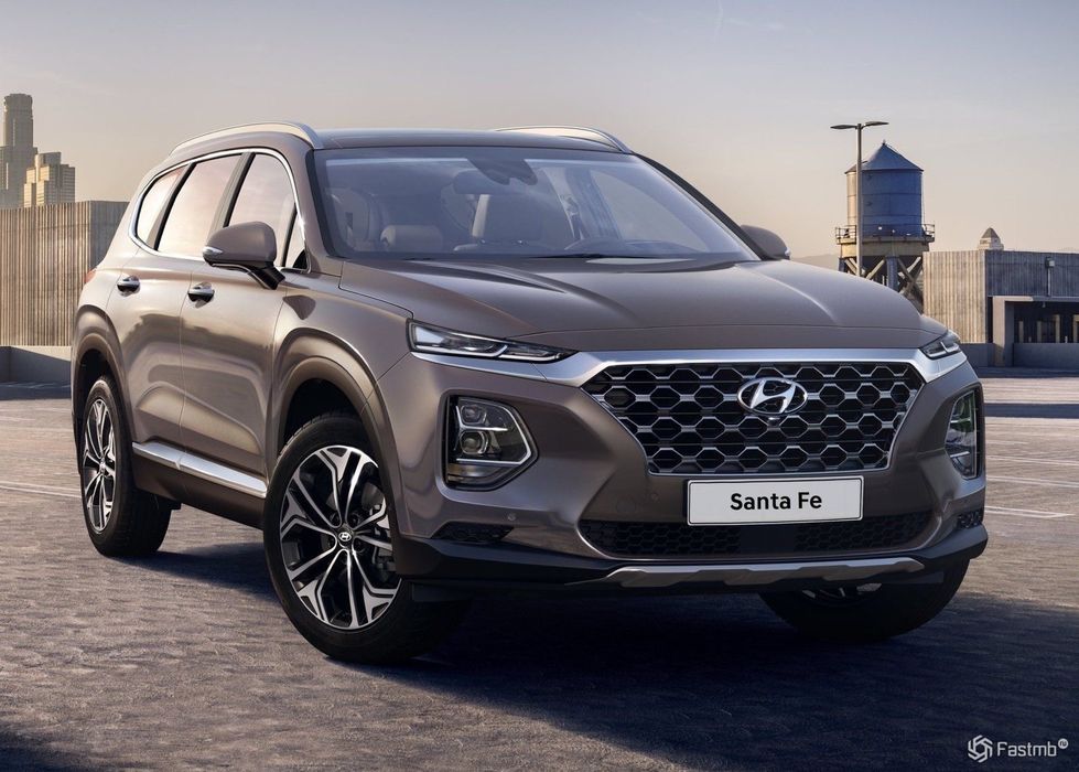 3D коврики (полики) салона Hyundai Santa-Fe (2018-)
