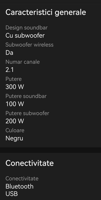 Soundbar LG SJ3, 300W, NOU