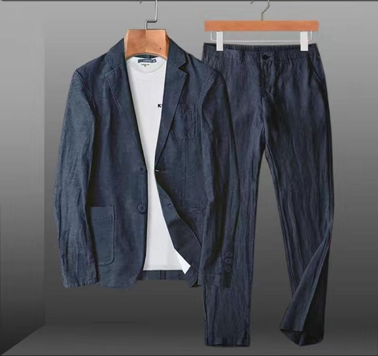 Мужской костюм, лён