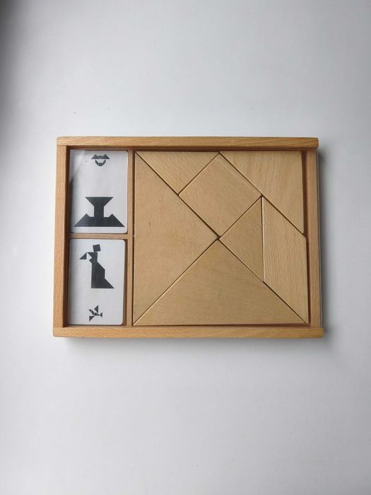 Дървена Игра TANGRAM