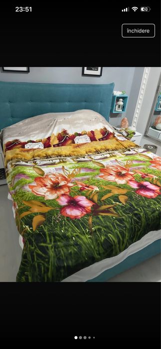 Lenjerie de pat din bumbac velvet