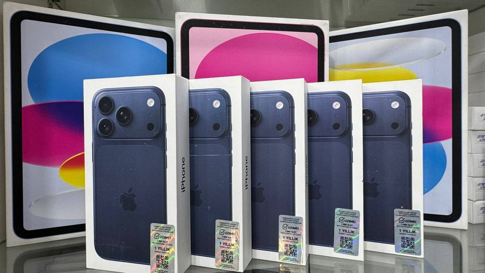I phone 17pro 256gb Blue сим + е сим годовой гарантия имей оба зарегис
