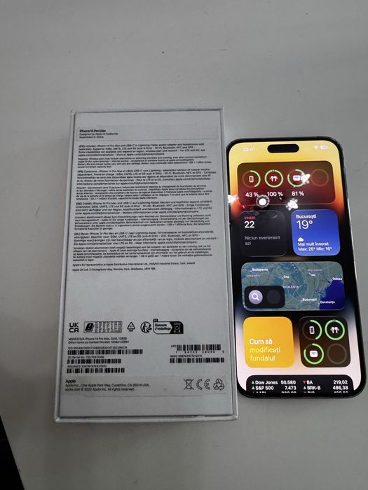 Iphone 14 pro max stare baterie 100%