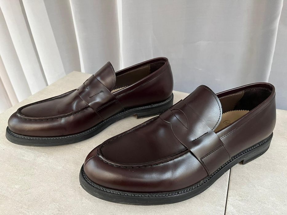 Mocasini Green George bordeaux/maro