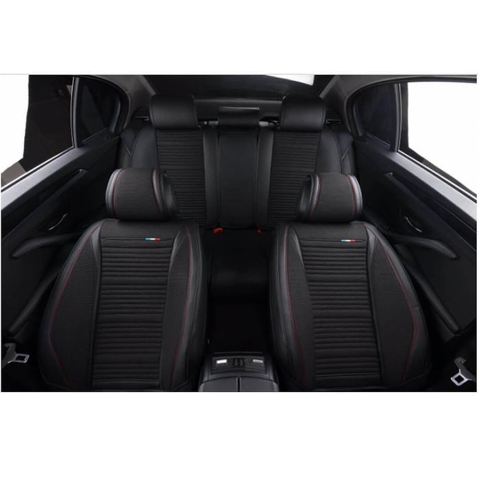 Луксозна вип aвтотапицерия изработена от еко кожа и плат full cover кл