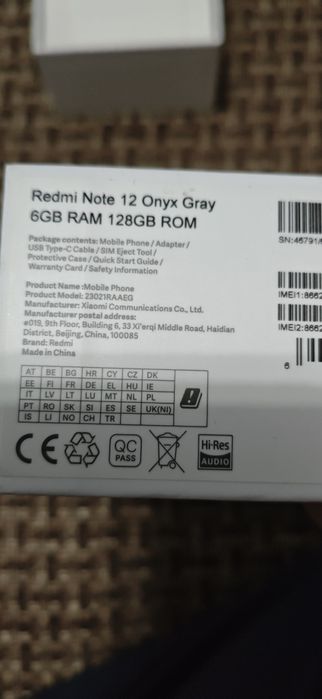 Продам Redmi note 12.