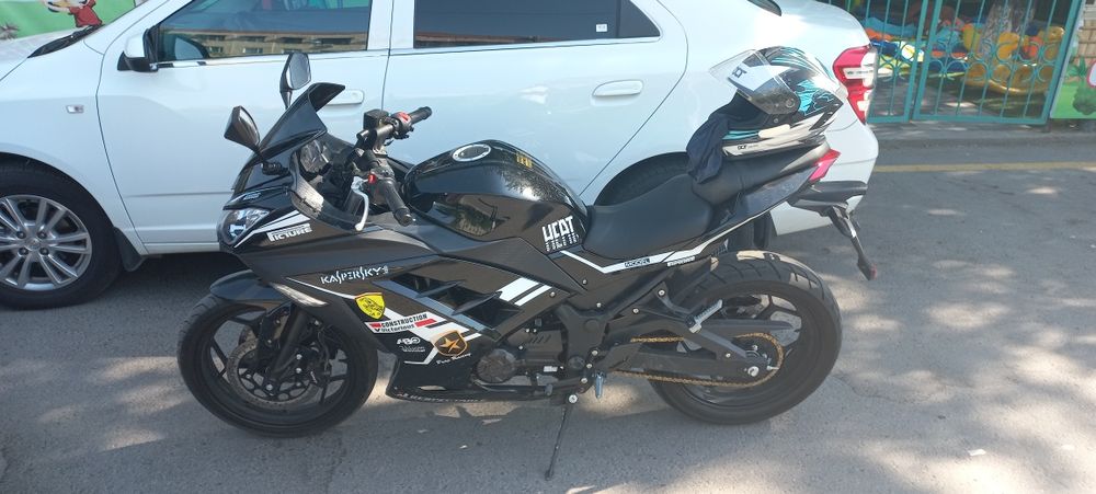 Kawasaki Replica 250cc, черный, пробег 1200 км